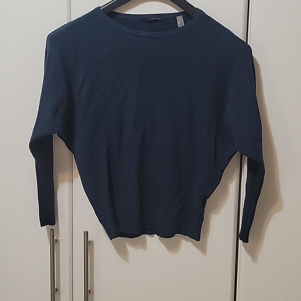 T tahari womens long sleeve top